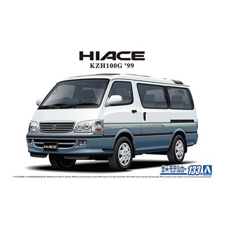 Aoshima 06274 1/24 MC133 Toyota KZH100G Hiace Super Custom G '99