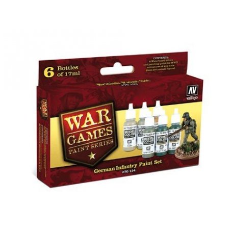 Vallejo War Games German Infantry Paint Set