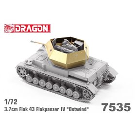 Dragon Lexa Models 1:72 37mm Flak 43 Flakpanzer IV Ostwind