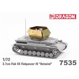 Dragon Lexa Models 1:72 37mm Flak 43 Flakpanzer IV Ostwind