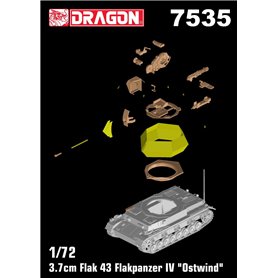 Dragon Lexa Models 1:72 37mm Flak 43 Flakpanzer IV Ostwind