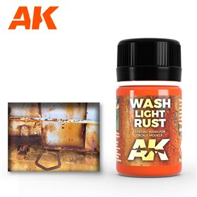 AK Interactive AK046 WASH Light Rust Wash - 35ml