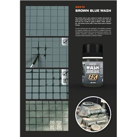 AK Interactive WASH FOR PANZER GREY