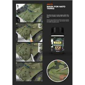 AK Interactive AK075 WASH Nato Tanks - 35ml