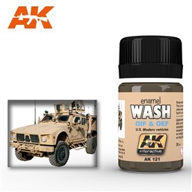 AK Interactive AK121 WASH OIF & OEF - US Vehicles - 35ml