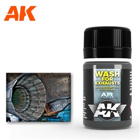 AK Interactive AK2040 WASH Exhaust - 35ml