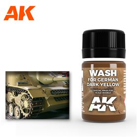 AK Interactive AK-300 WASH Dark Yellow / 35ml 