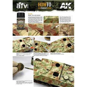 AK Interactive AK-300 WASH Dark Yellow / 35ml 
