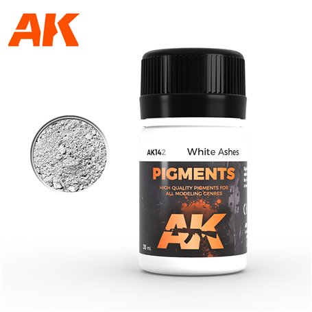 AK Interactive AK-142 PIGMENTS White Ashes / 35ml 