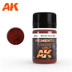 AK Interactive AK-144 PIGMENTS Burnt Rust Red / 35ml 