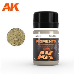 AK Interactive AK-145 PIGMENTY City Dirt / 35ml 