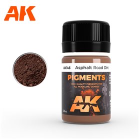 AK Interactive AK146 PIGMENTS Asphalt Road Dirt - 35ml
