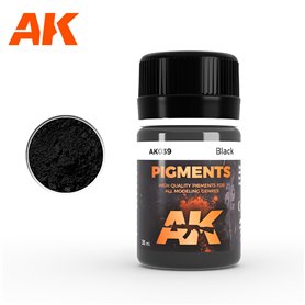 AK Interactive AK039 PIGMENTS Black - 35ml