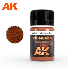 AK Interactive AK-043 PIGMENTS Medium Rust / 35ml 