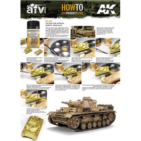 AK Interactive AK-065 FILTER Light Brown for Desert Yellow / Africa Korps Filter / 35ml 