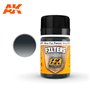 AK Interactive AK-071 FILTER Blue Filter for Panzer Gray / 35ml 