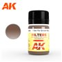 AK Interactive AK-262 FILTER Red Brown for Wood / 35ml 