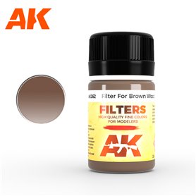 AK Interactive AK-262 FILTER Red Brown for Wood / 35ml
