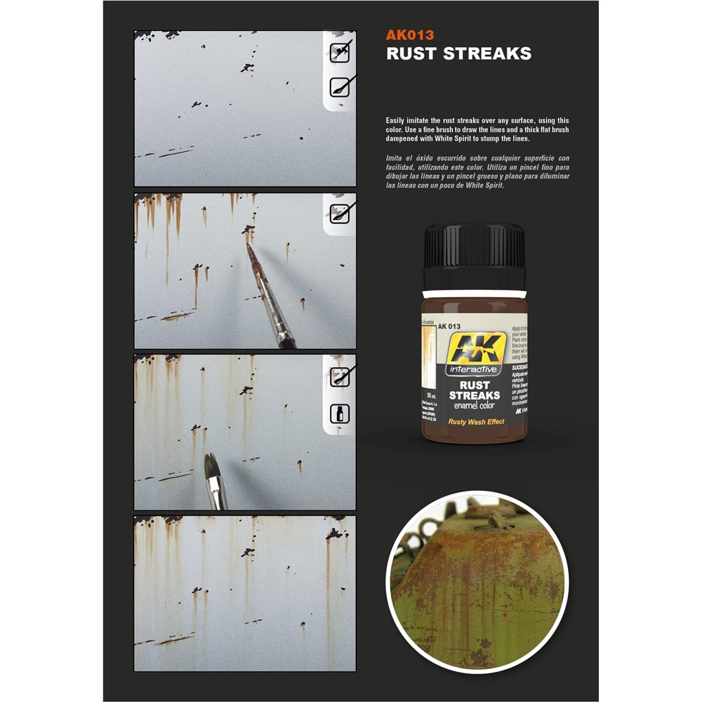 Buy Streaking Grime for Panzer Grey online for 3,75€ | AK-Interactive