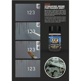 AK Interactive AK069 Streaking Grime for Panzer Grey - 35ml