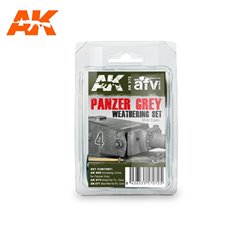 AK Interactive AK-072 Zestaw WEATHERING SET FOR EARLY PANZERS