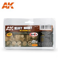AK Interactive AK-077 Set HEAVY MUDDY 