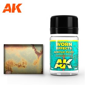 AK Interactive AK-088 Worn Effects Acrylic Fluid / 35ml 