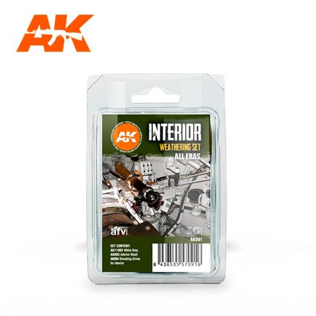 AK Interactive AK-091 ZESTAW Interior Wathering