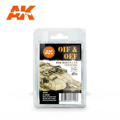AK Interactive AK-120 Set OIF AND OEF / US VEHICLES WEATHERING 