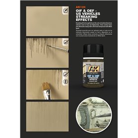 AK Interactive AK-123 OIF &amp; OEF / US Vehicles Streaking Effects / 35ml 