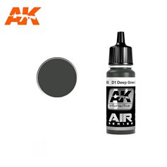 AK Interactive AK-2063 D1 Deep Green Black / 17ml