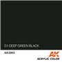 AK Interactive AK-2063 D1 Deep Green Black / 17ml 
