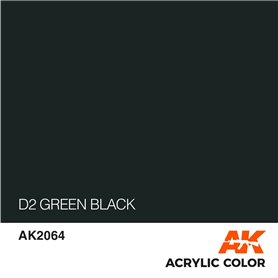 AK Interactive AK-2064 D2 Green Black / 17ml