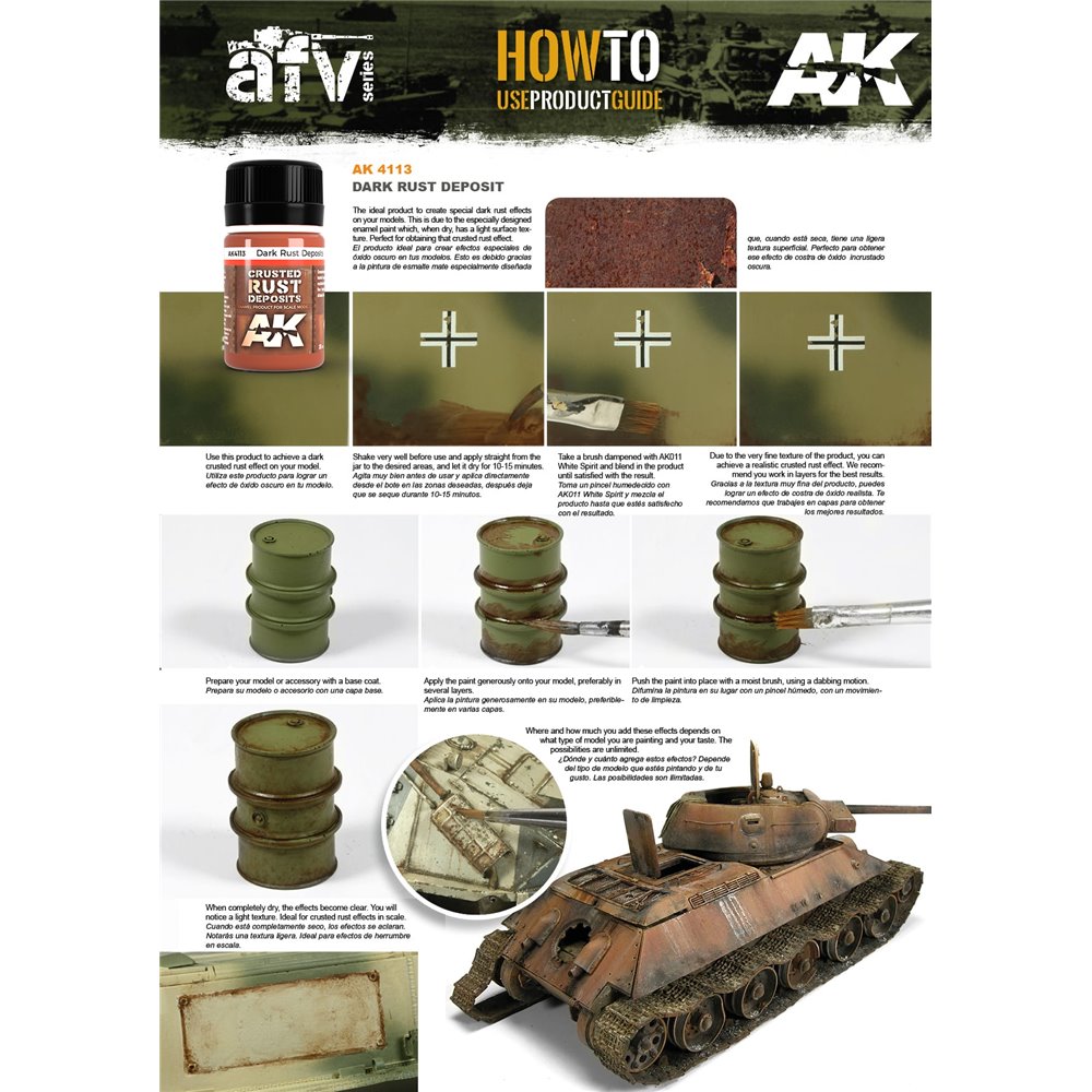 AK Interactive AK11605 Rust and Abandoned 6x17ml