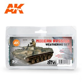 AK Interactive AK-4160 Set AFV SERIES / MODERN RUSSIAN WEATHERING 