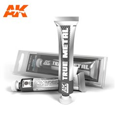 AK Interactive AK-456 METALLIC PAINTS True Metal Dark Aluminium / 20ml 