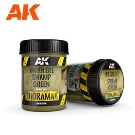 AK Interactive AK-8006 Water Gel Swamp Green Effects - 250ml (Acrylic)