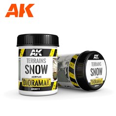 AK Interactive AK8011 SZTUCZNY ŚNIEG Terrains Snow - 250ml