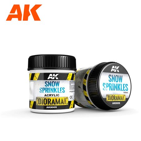 AK Interactive SZTUCZNY ŚNIEG Snow Sprinkles / 100ml 