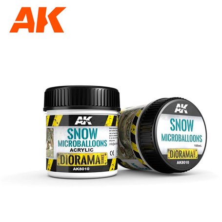 AK Interactive SNOW Snow Microbaloons / 100ml 