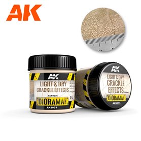 AK Interactive Light and Dry Crackle Effects / 100ml