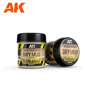 AK Interactive AK-8027 Splatter Effects Dry Mud - 100ml (Acrylic)