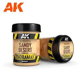 AK Interactive AK8022 Tekstura akrylowa - Terrains Sandy Desert - 250ml