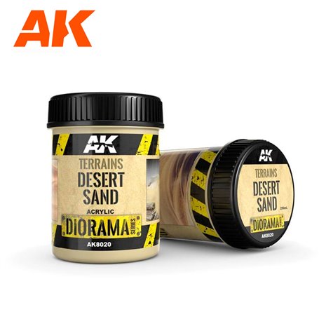 AK Interactive AK8020 Tekstura akrylowa - Terrains Desert Sand - 250ml