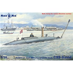 Mikromir 35-026 American War- era torpedo boat CSS David