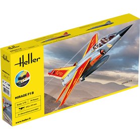 Heller 1:72 Mirage F1B - STARTER KIT - w/paints