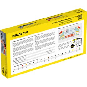 Heller 1:72 Mirage F1B - STARTER KIT - z farbami