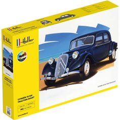 Heller 1:8 Citroen 15 SIX TRACTION AVANT - STARTER KIT - z farbami