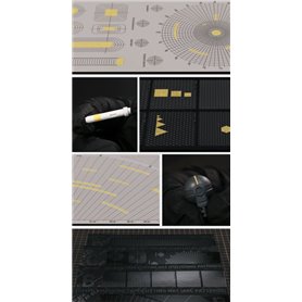 DSPIAE AT-ECA ADHESIVE CUTTING MAT TYPE A - 110mm x 233mm