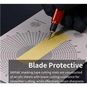 DSPIAE AT-ECA ADHESIVE CUTTING MAT TYPE A - 110mm x 233mm